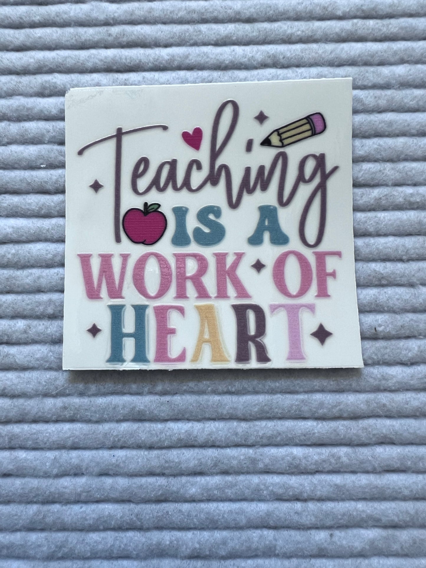 Teaching Is A Work Of Heart(Single)