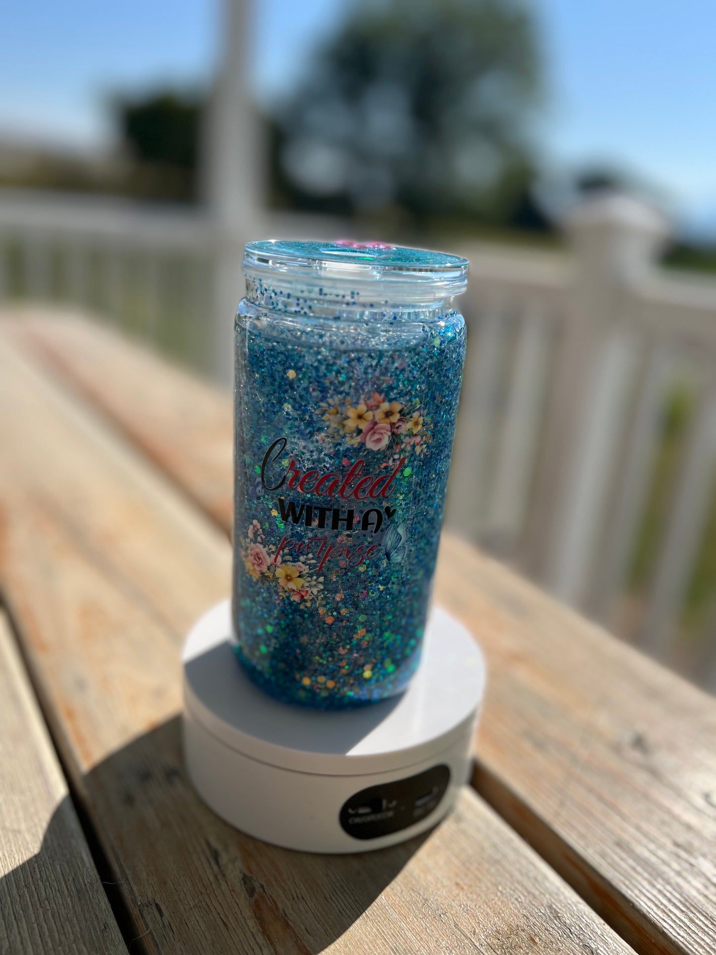 Created With A Purpose W/Decorated Lid