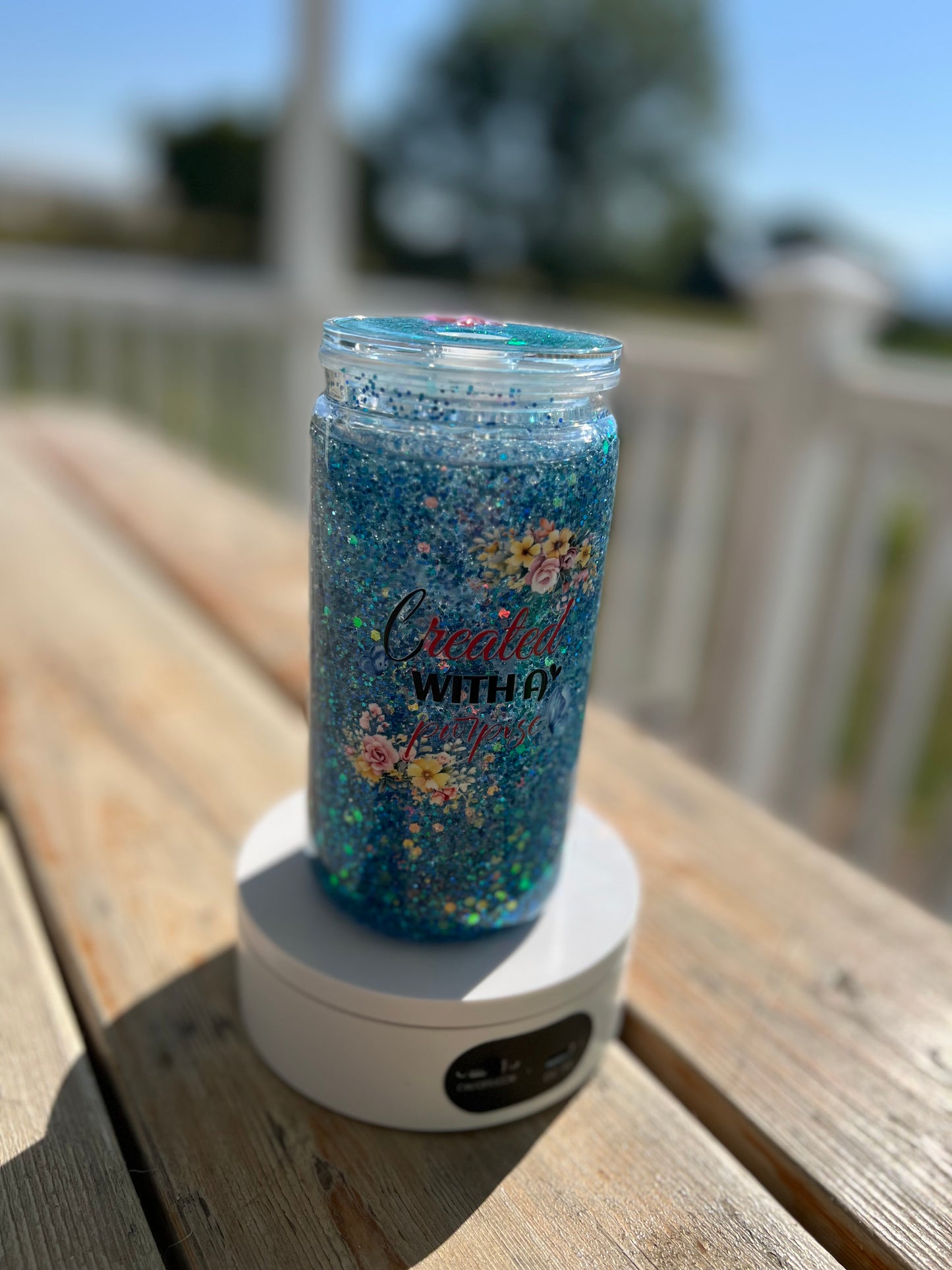 Created With A Purpose W/Decorated Lid