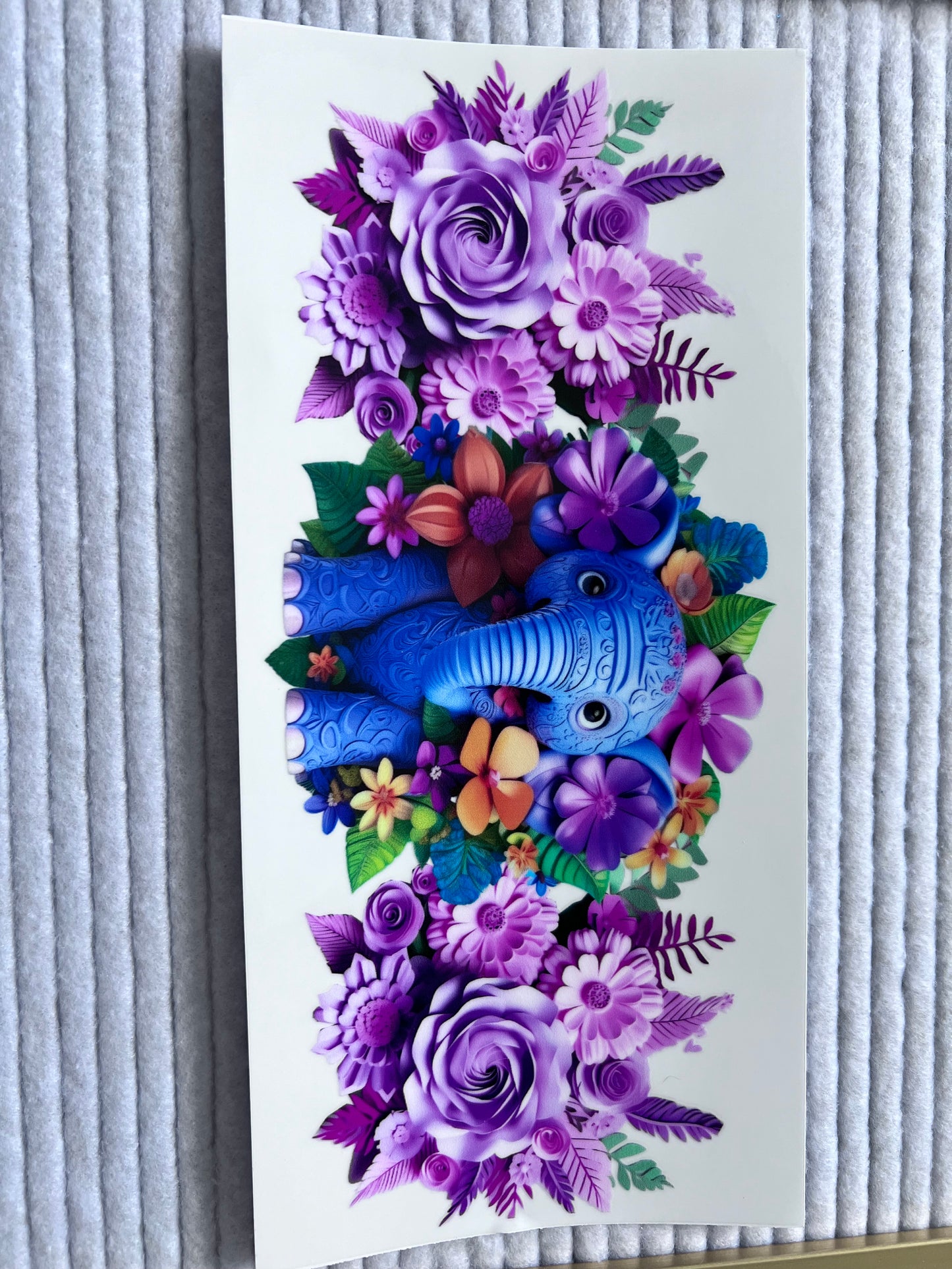 Elephant & Flowers