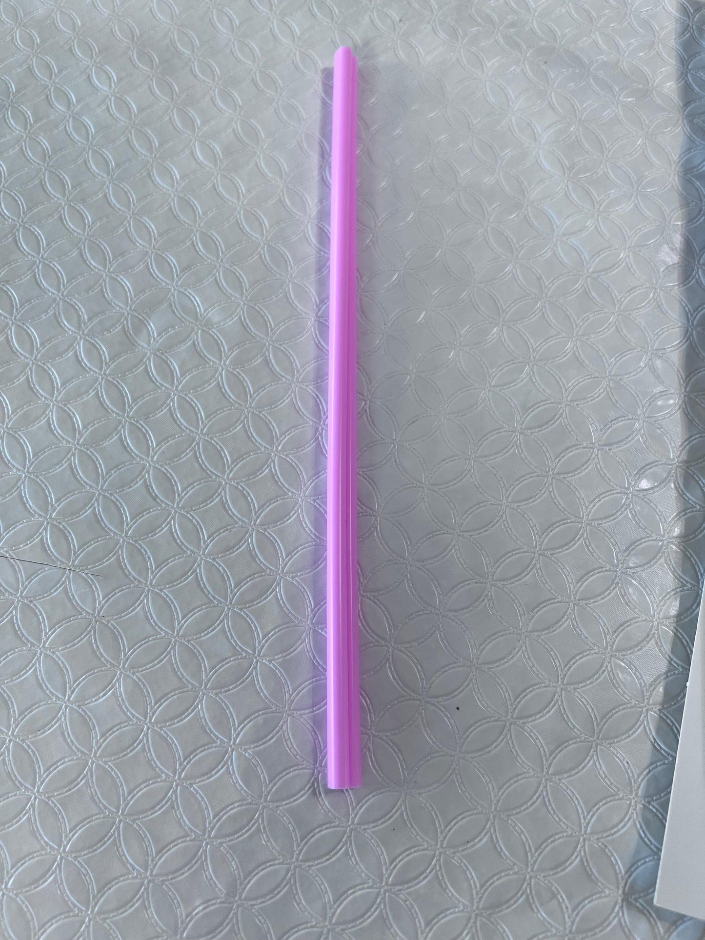 16/20oz Pink Silicone Heart Straws