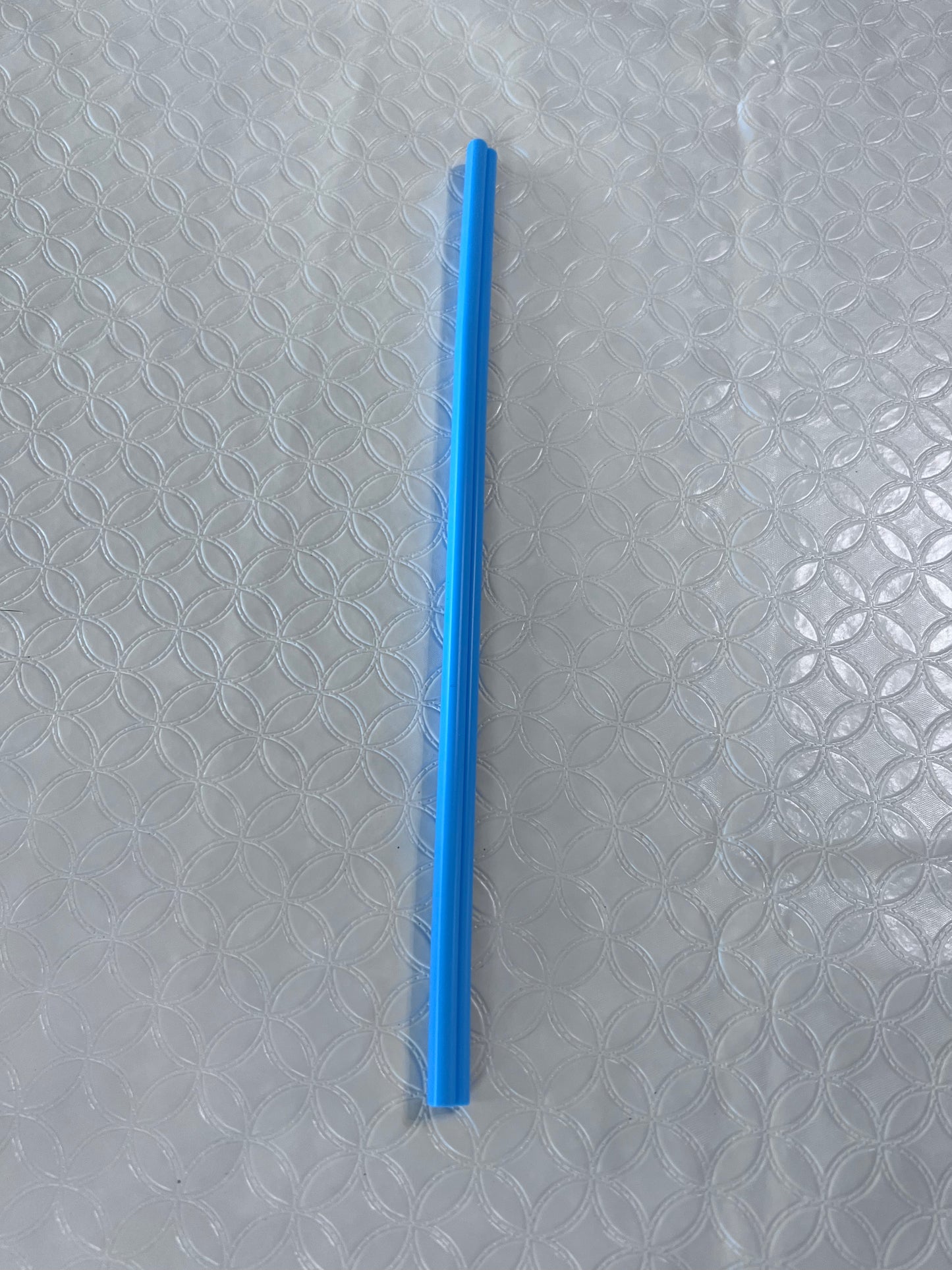 16/20oz Silicone Blue Heart Straws
