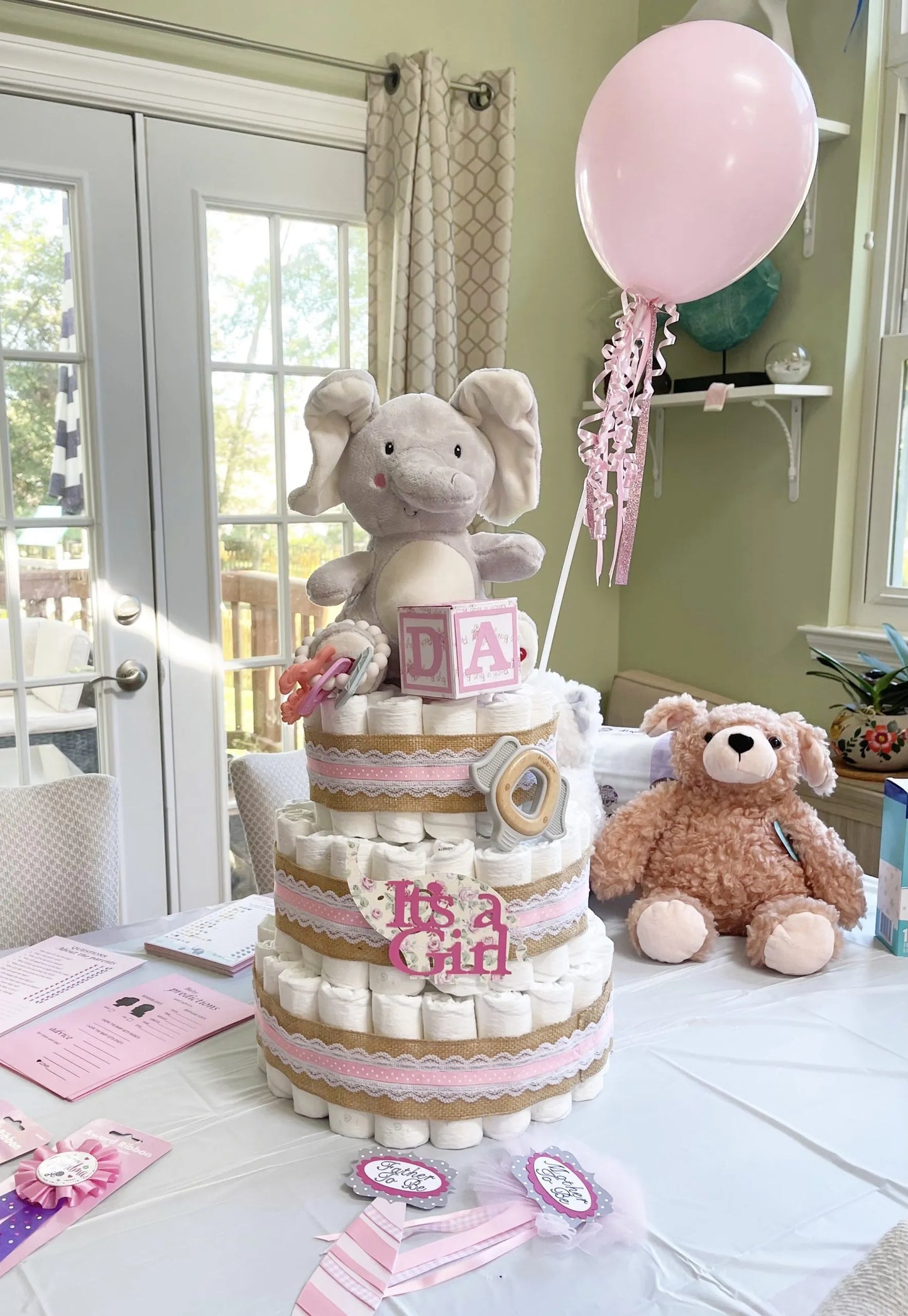 Medium Diaper Cake(Decorated)
