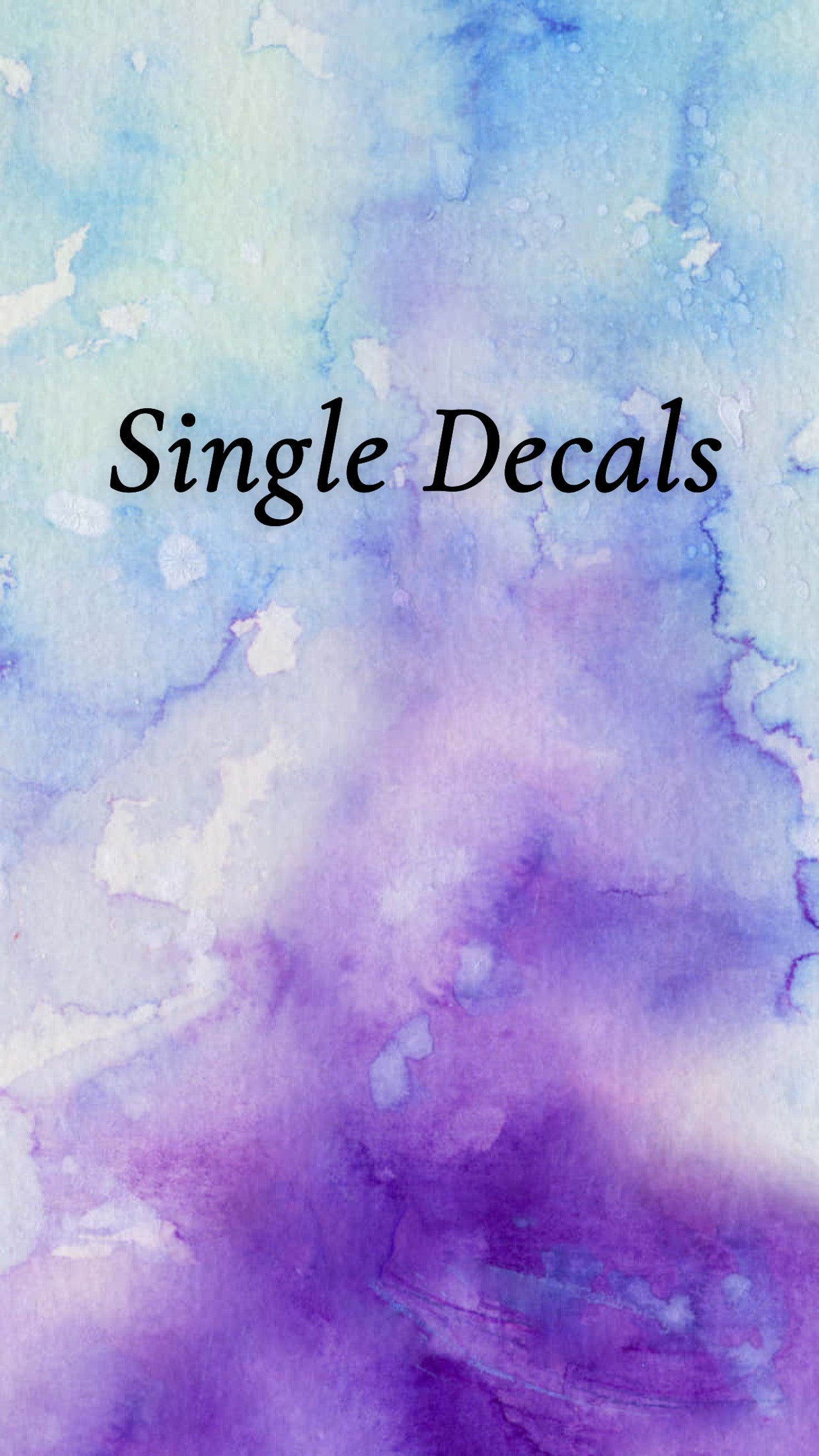 Single Decals