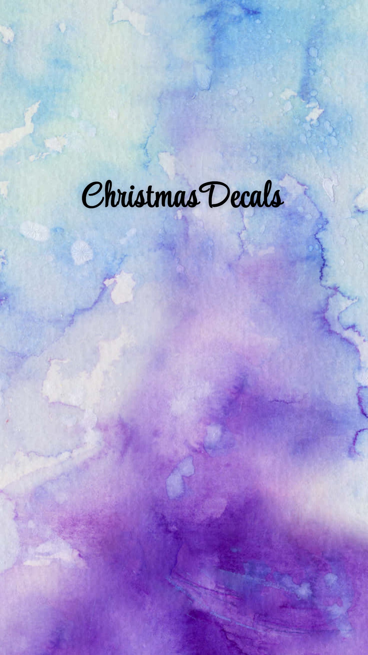 Winter/Christmas Decals
