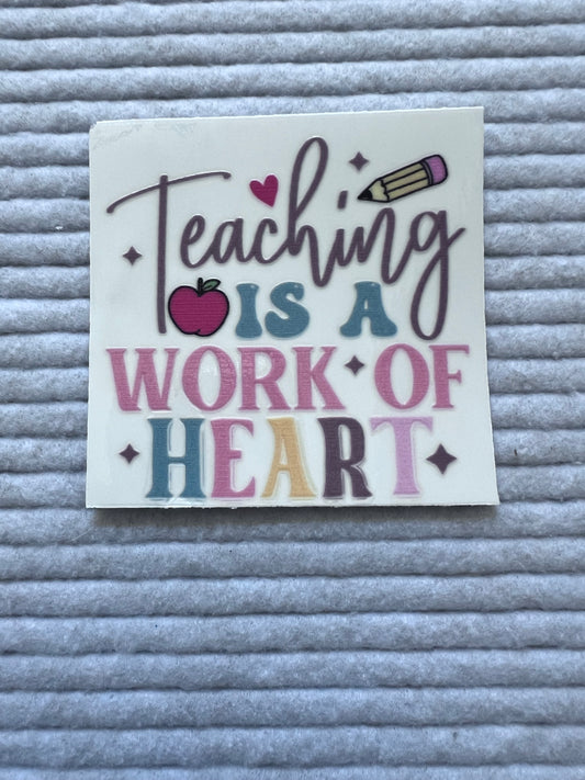 Teaching Is A Work Of Heart(Single)