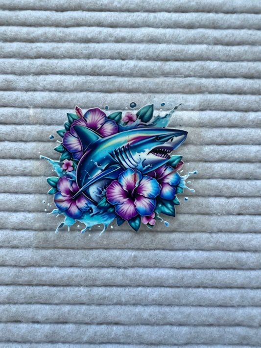 Shark & Flowers