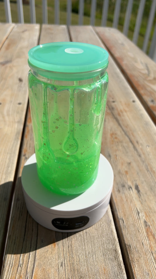 Green Glow In the Dark Drip Cup