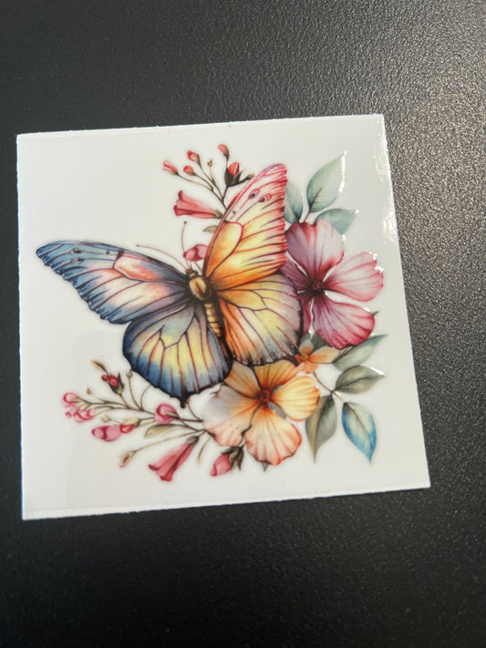 Pastel Florals & Butterflies
