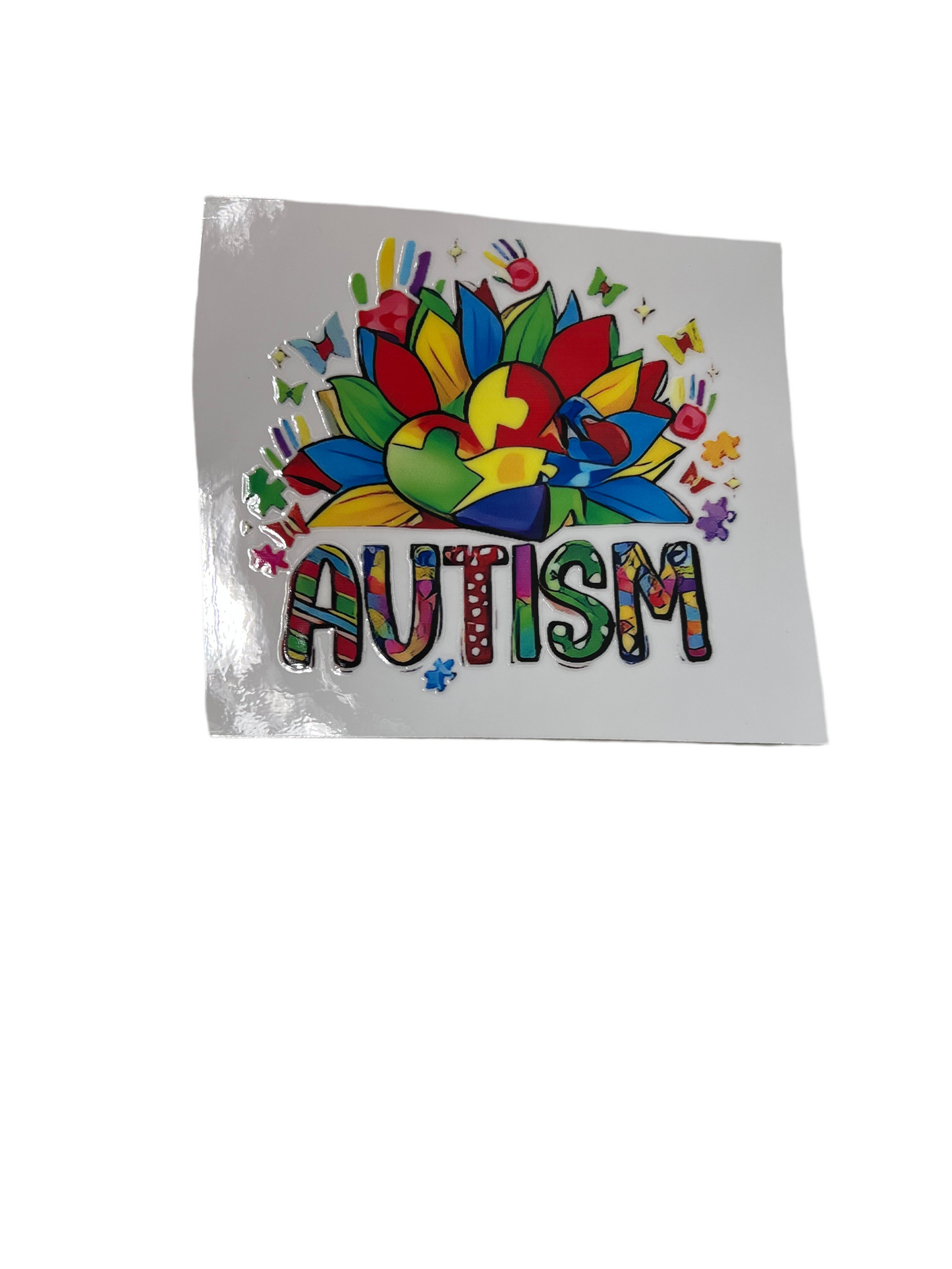 Heart & Sunflower Autism Awareness