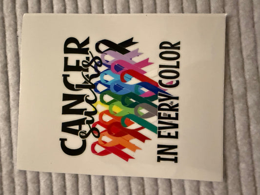 Cancer Sucks In Every Color