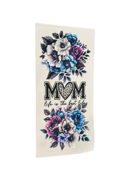 M❤️M Life Is The Best Life| Purple & Blue Floral