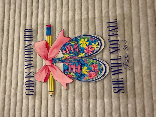 God Is Within Her She Will Not Fall Psalm 16:5