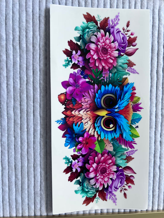 Owl & Flowers