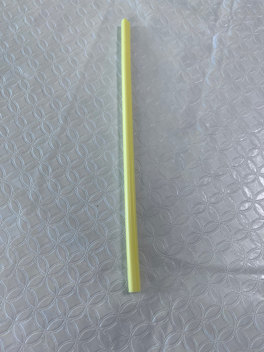 16/20oz Yellow Silicone Heart Straws