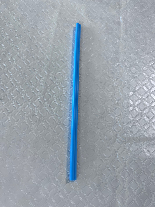 16/20oz Silicone Blue Heart Straws