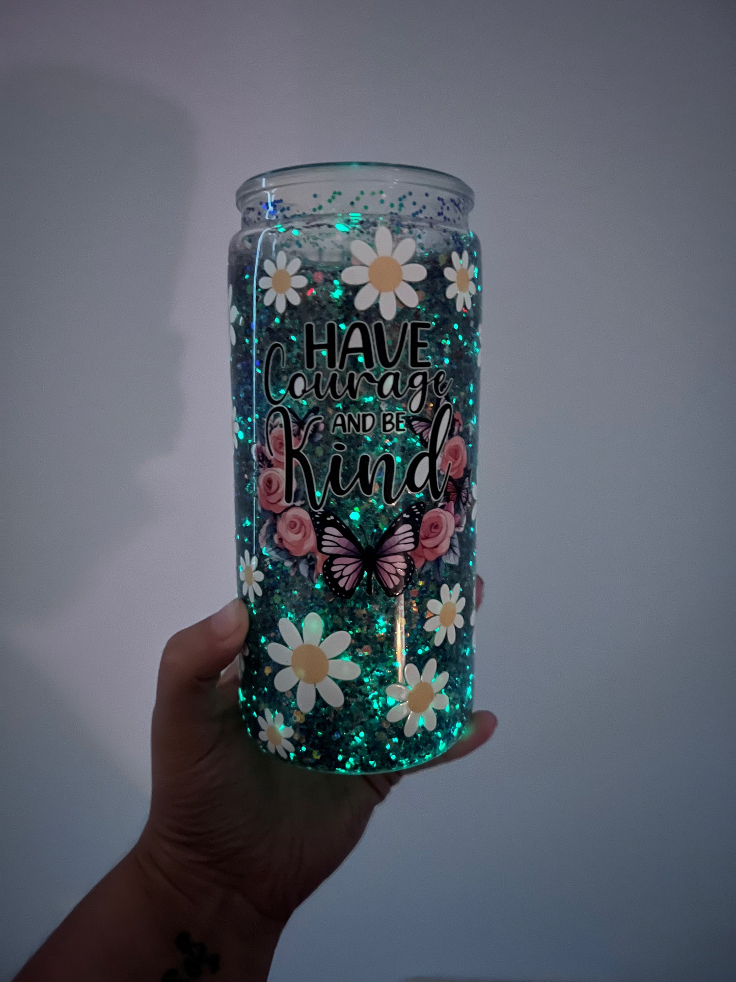 20oz Have Courage And Be Kind & Glow In The Dark